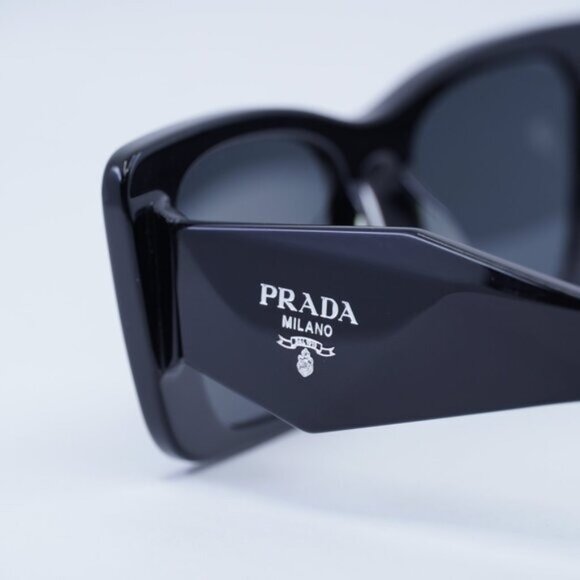 🕶️ New Prada PR08YSF 1AB5S0 Sunglasses - Black Frame - Picture 10 of 12
